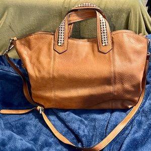 Steve Madden Faux Leather Studded Satchel